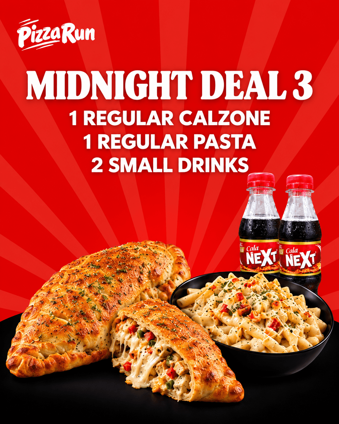 Midnight Deal 3 from Pizza Run Fast Food Karachi