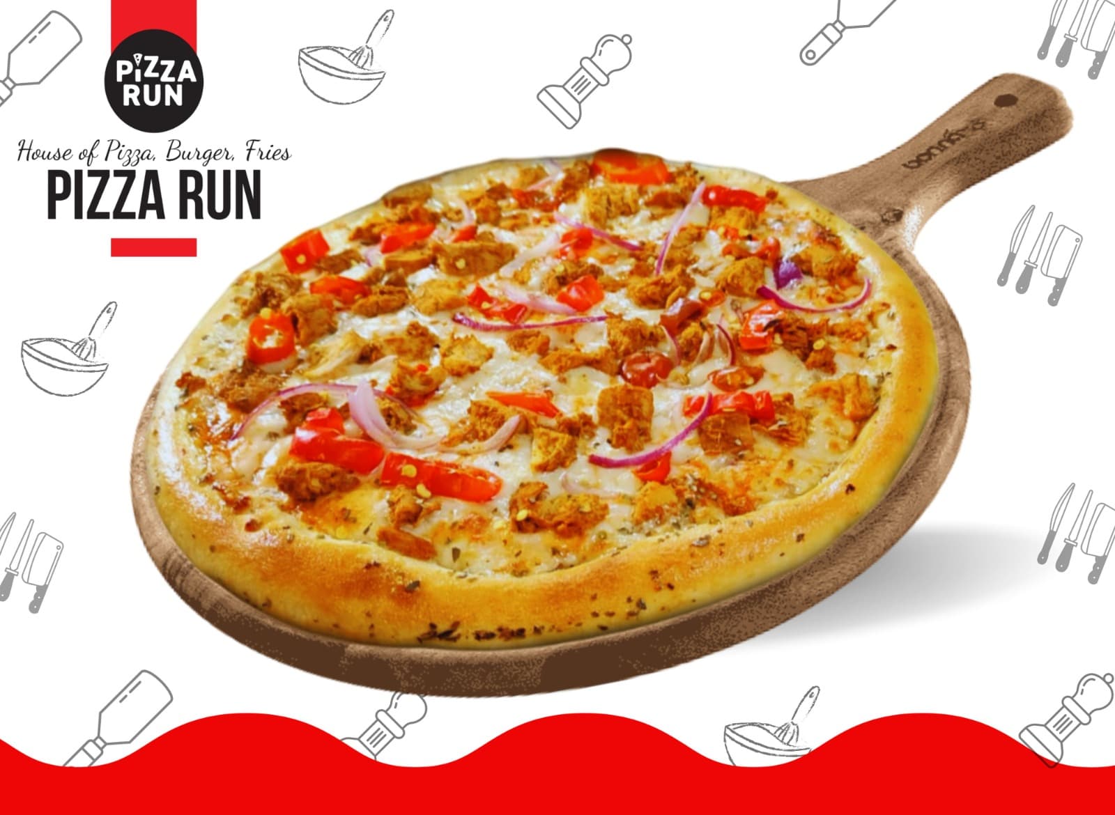 Hot Ranch Pizza from Pizza Run Fast Food Karachi