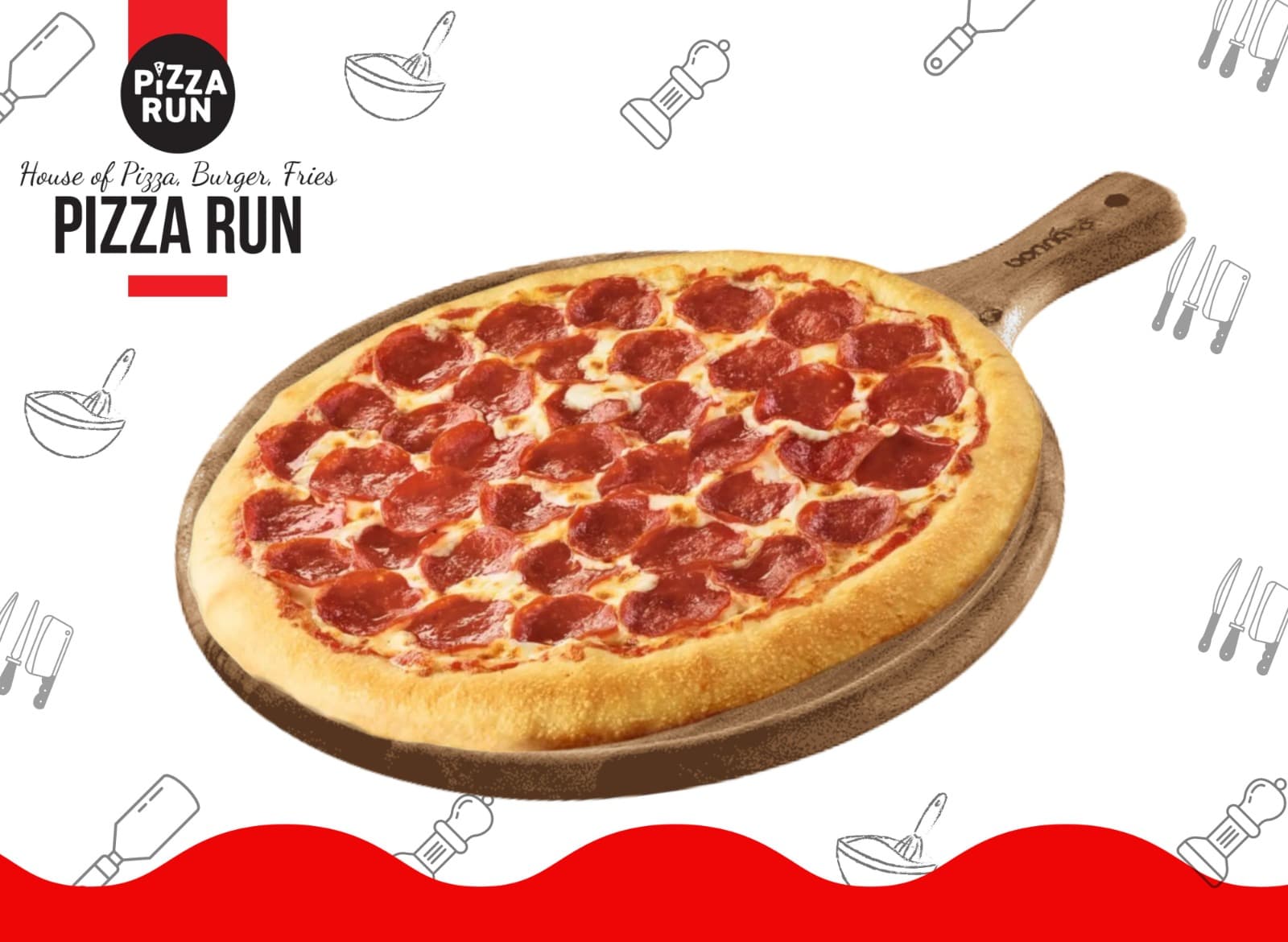 Super Pepperoni Pizza from Pizza Run Fast Food Karachi