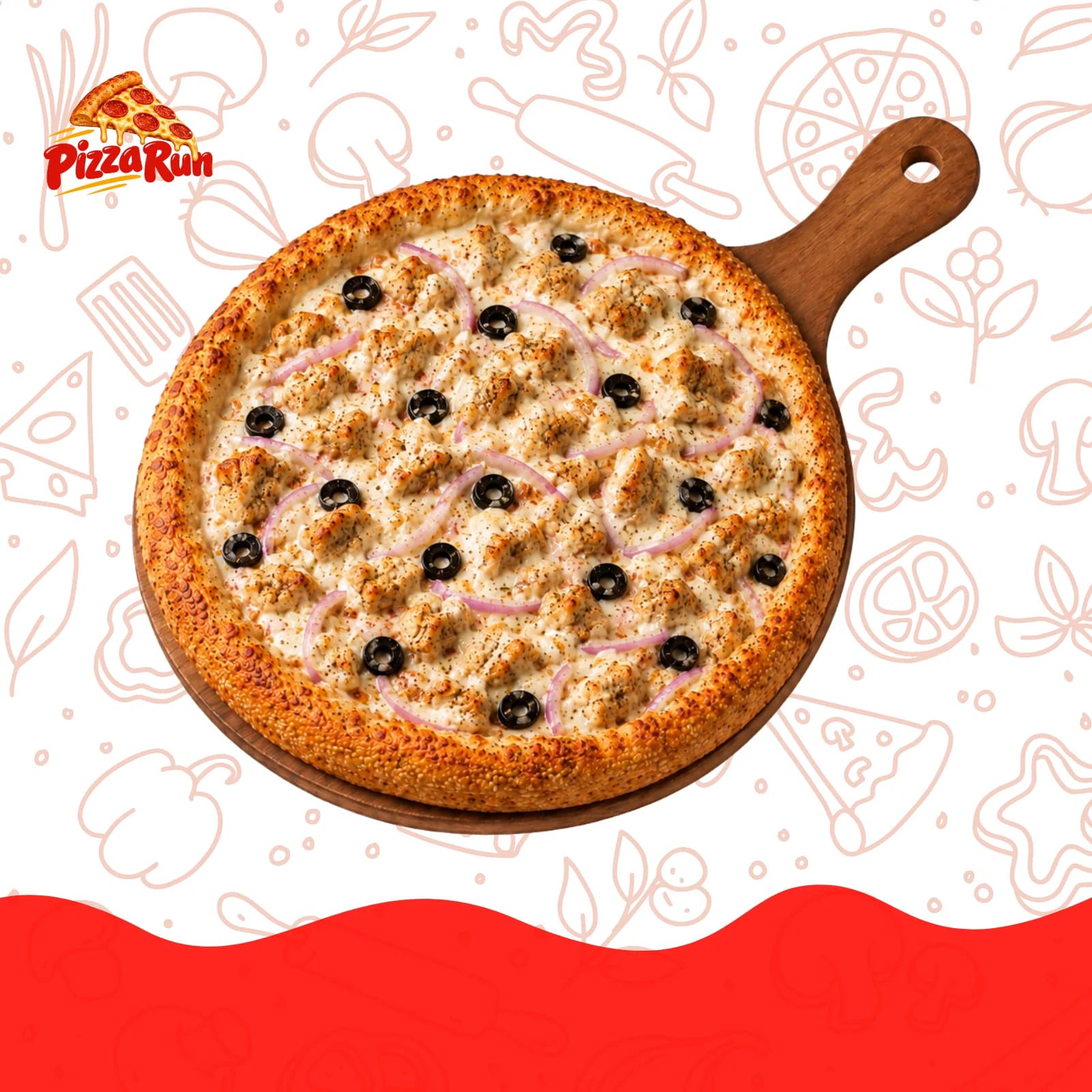 Creamy Max Pizza from Pizza Run Fast Food Karachi