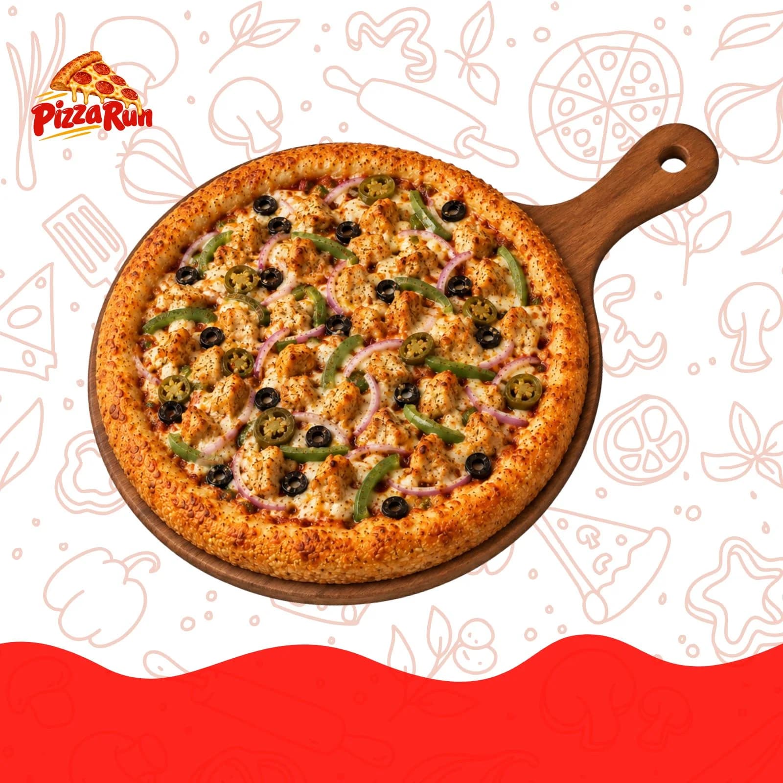 Pizza Run Supreme Pizza from Pizza Run Fast Food Karachi