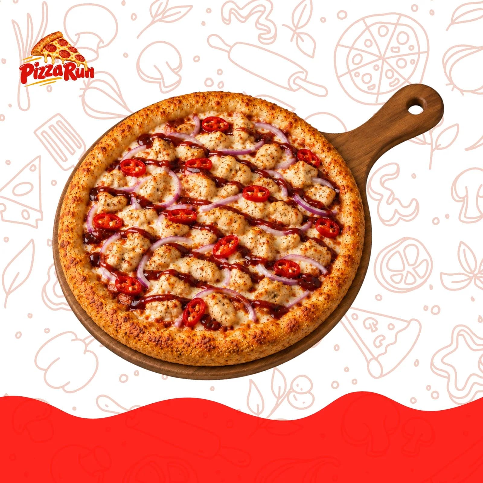 Smoky Italian Pizza from Pizza Run Fast Food Karachi